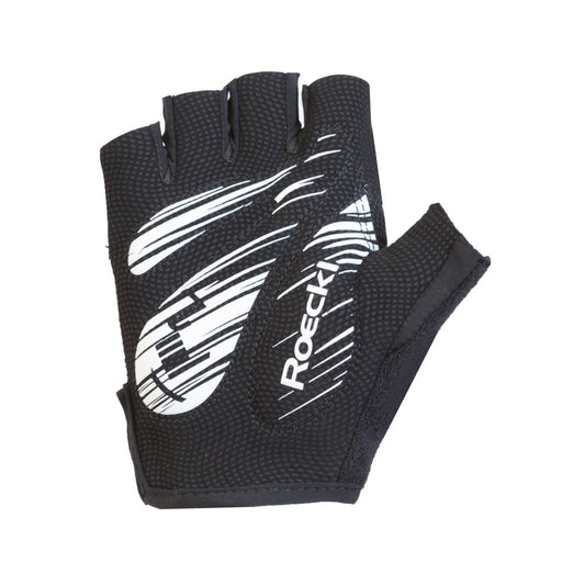 GUANTES ROECKL BASEL NEGRO/BLANCO