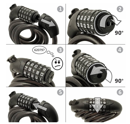 CANDADO CON COMBINACION KRAYTON