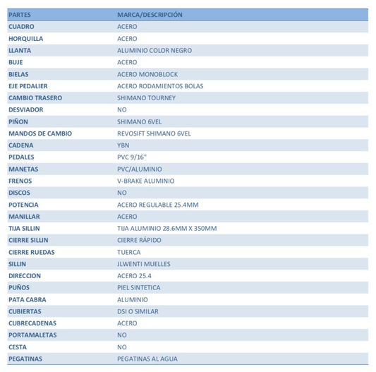 BICICLETA CRUISER BEACH 26"