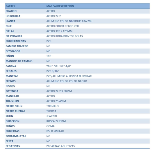 BICICLETA INFANTIL WENTI 16" FLUOR