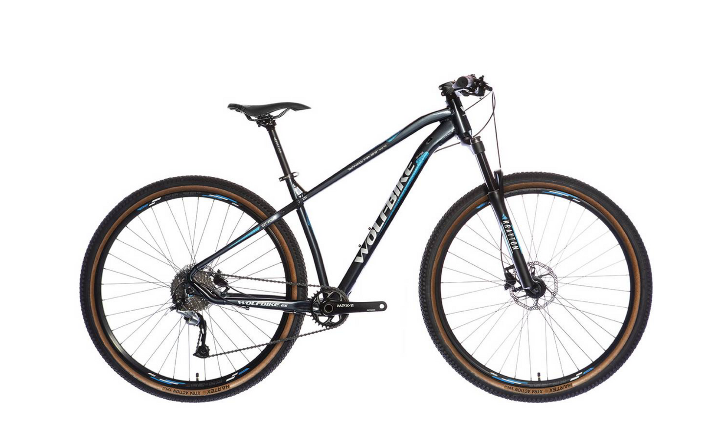 BICICLETA STYGIA MONOPLATO GRAFITO