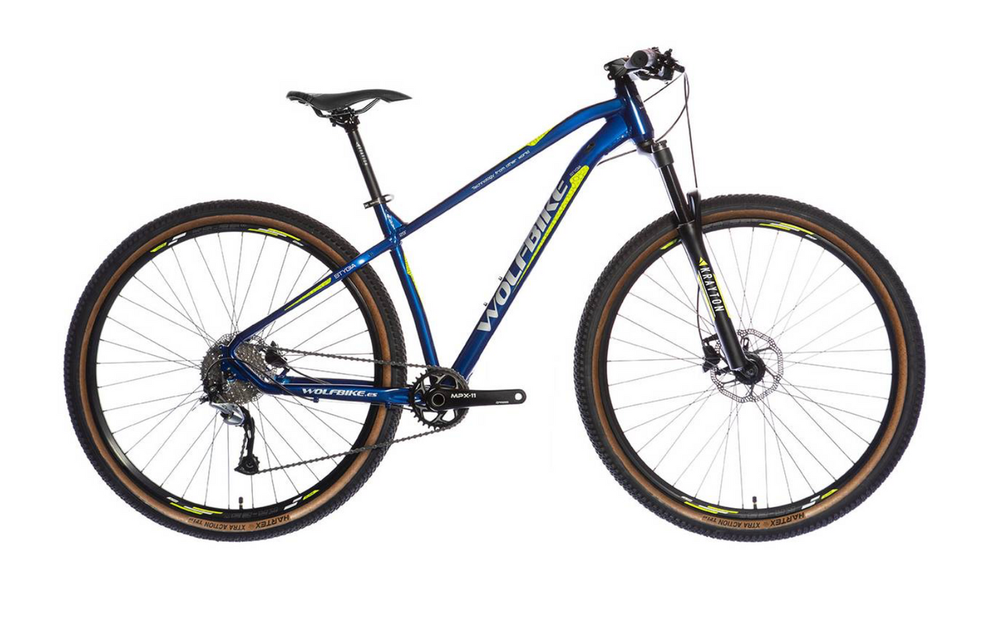 BICICLETA MONTAÑA STYGIA MONOPLATO MARINO
