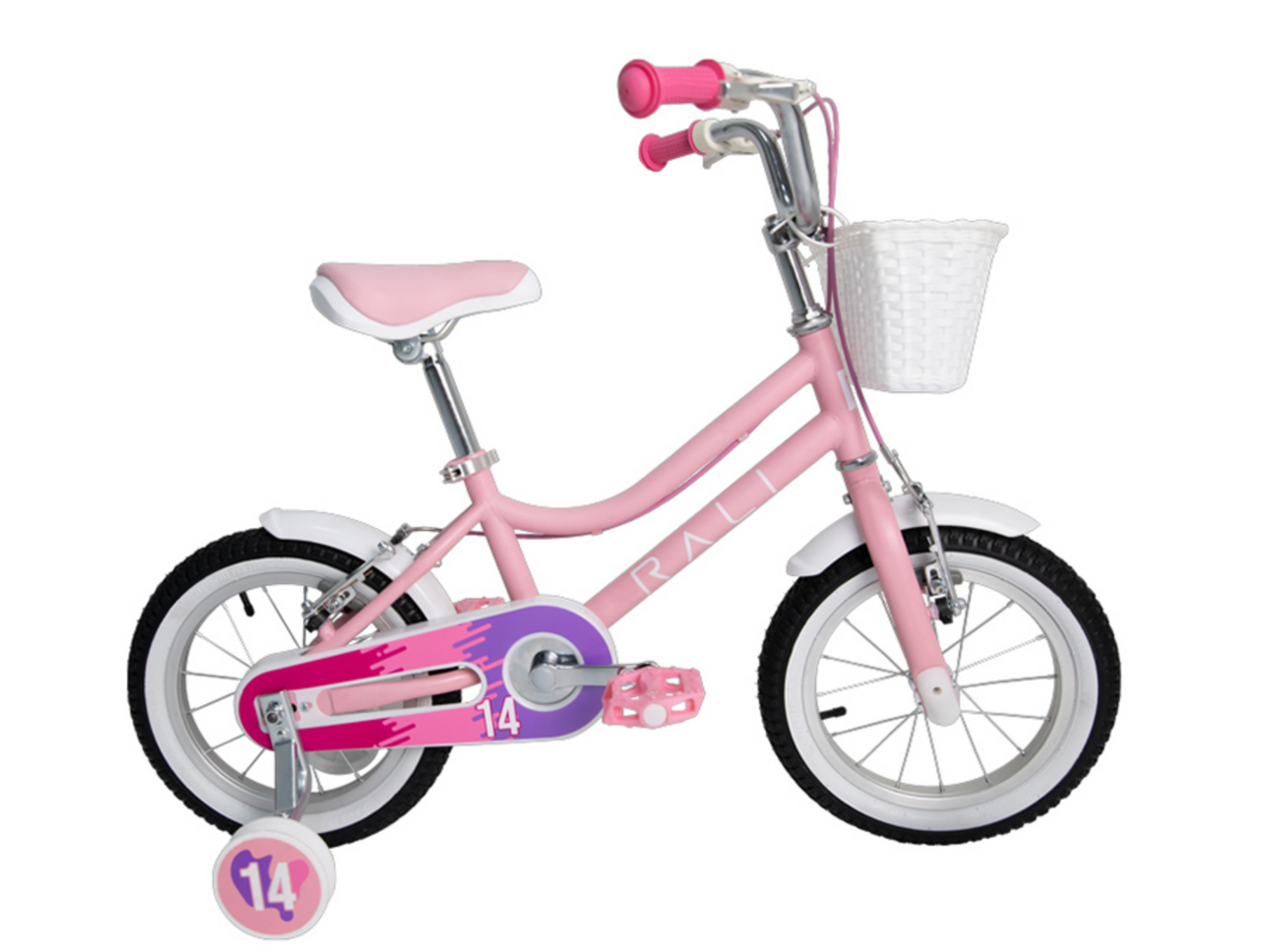 BICICLETA MALULU 14 ROSA