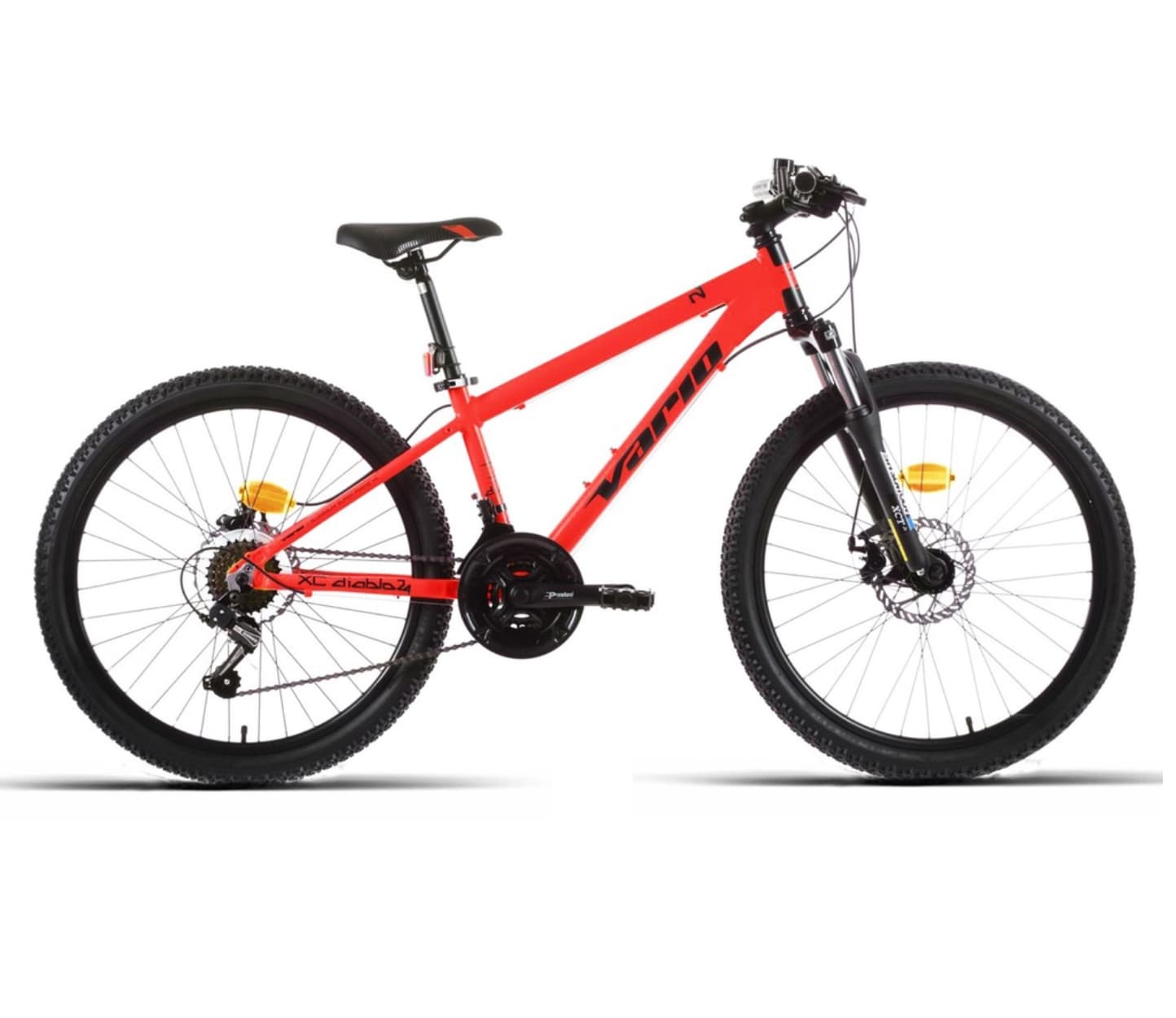 Bicicleta Niño VARIO 24" Aluminio 21V Roja