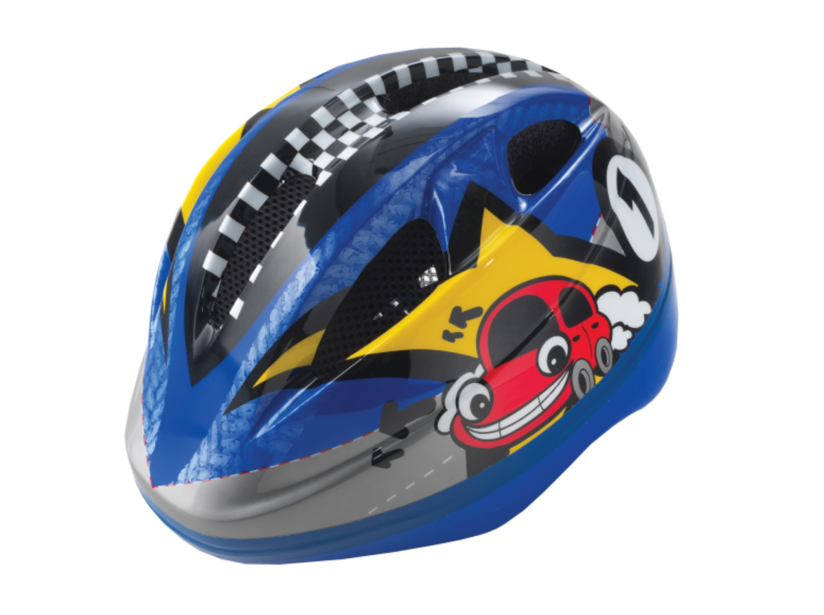 Casco infantil CAR WAG azul