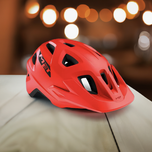 CASCO MET ECHO ROJO