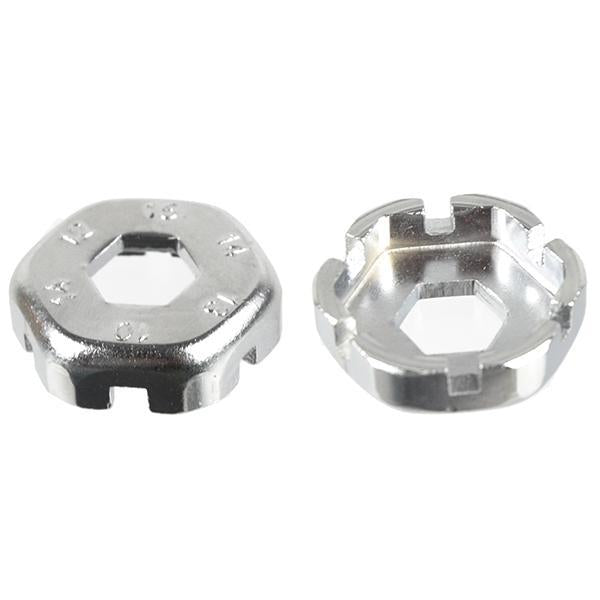 LLAVE RADIOS ACERO, 6 BOCAS