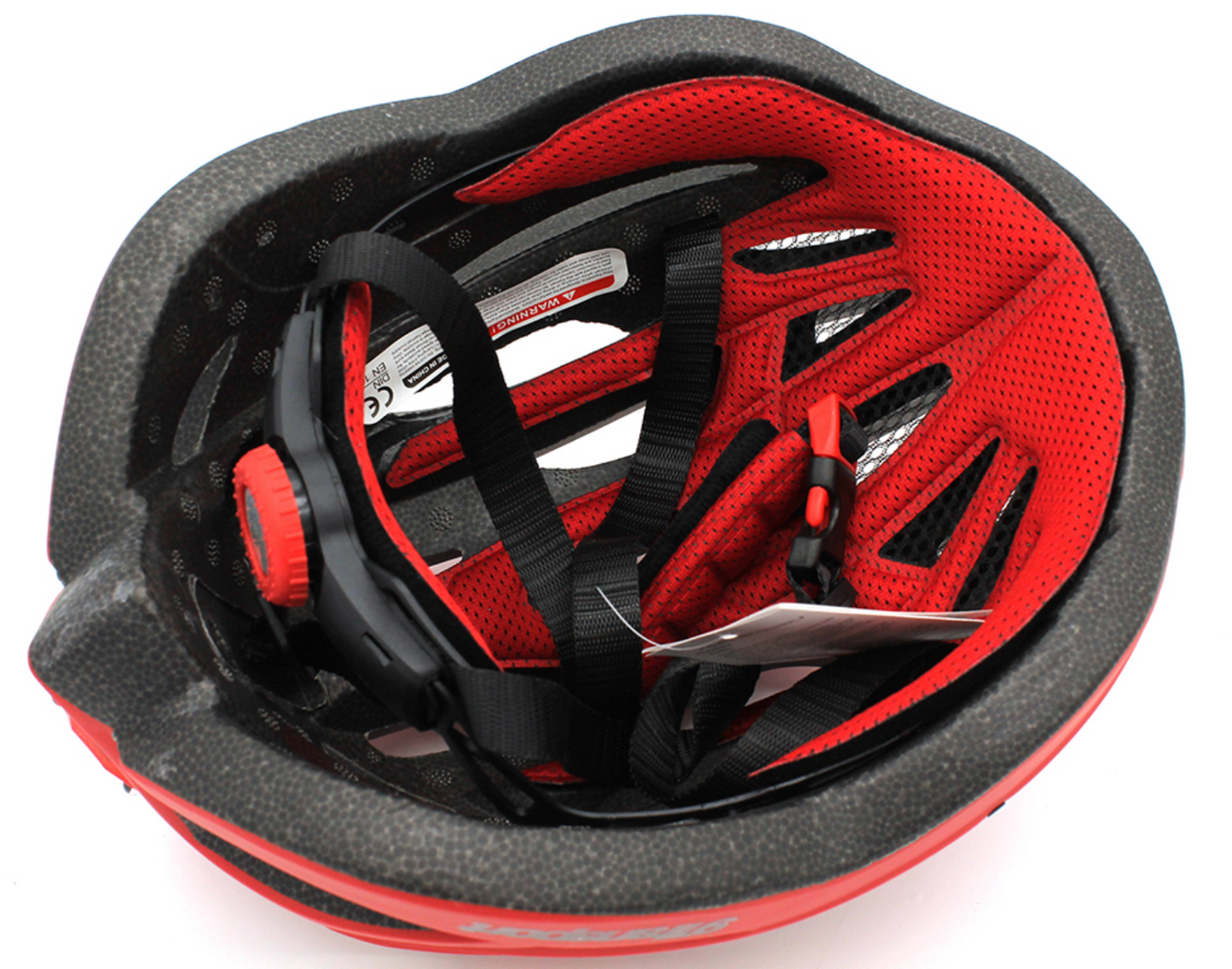 CASCO CON LUZ 9TRANSPORT ROJO