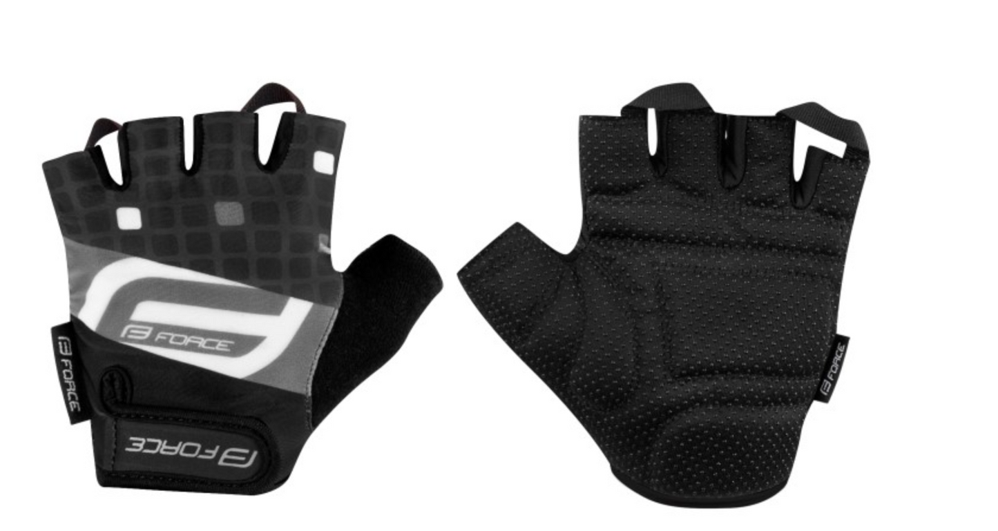 GUANTES SQUARE NEGRO/GRIS