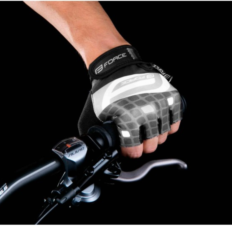 GUANTES SQUARE NEGRO/GRIS