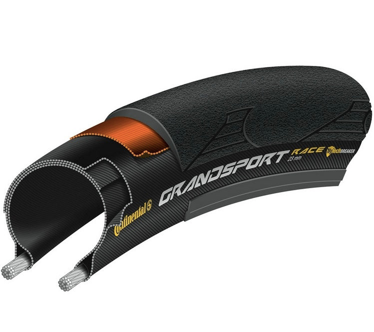 CUBIERTA CONTINENTAL GRAND SPORT RACE PLEGABLE 700x25 NEGRA