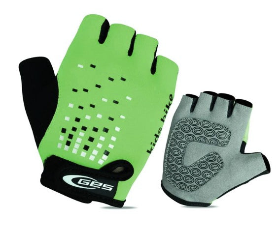 GUANTES DE CICLISMO INFANTILES VERDE