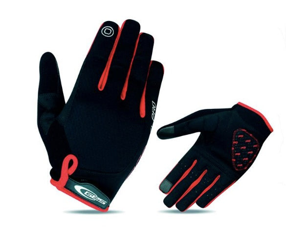 GUANTES GEL PRO NEGRO/ROJO