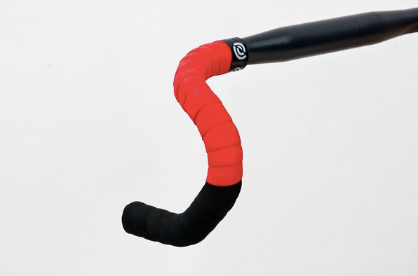 CINTA DE MANILLAR BIKERIBBON ROJO/NEGRO