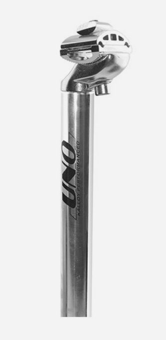 TIJA DE SILLIN ALUMINIO 27.2MM PLATA