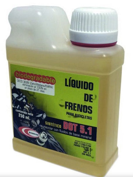LIQUIDO DE FRENOS SINTETICO DOT 5.1 BOMPAR