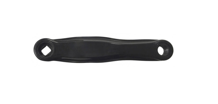 BIELA IZQUIERDA NEGRO 170MM,ALUMINIO CUADRADILLO