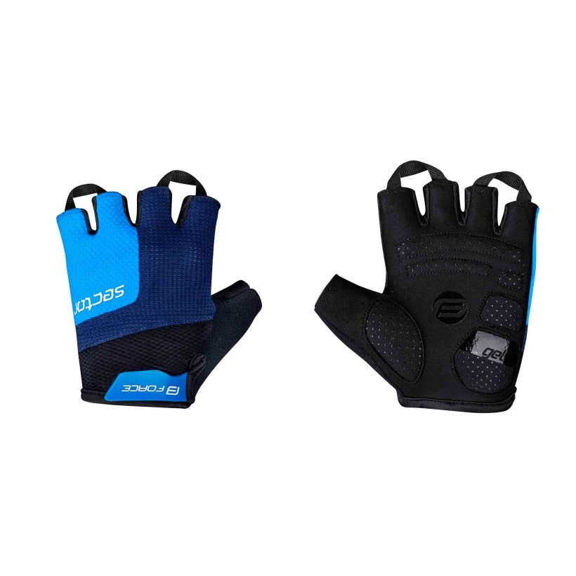 GUANTES GEL SECTOR AZUL/NEGRO
