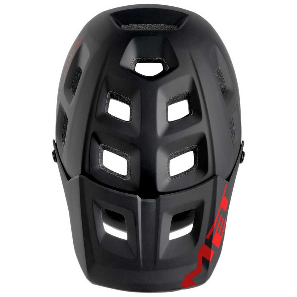 CASCO MET TERRANOVA MIPS NEGRO/ROJO