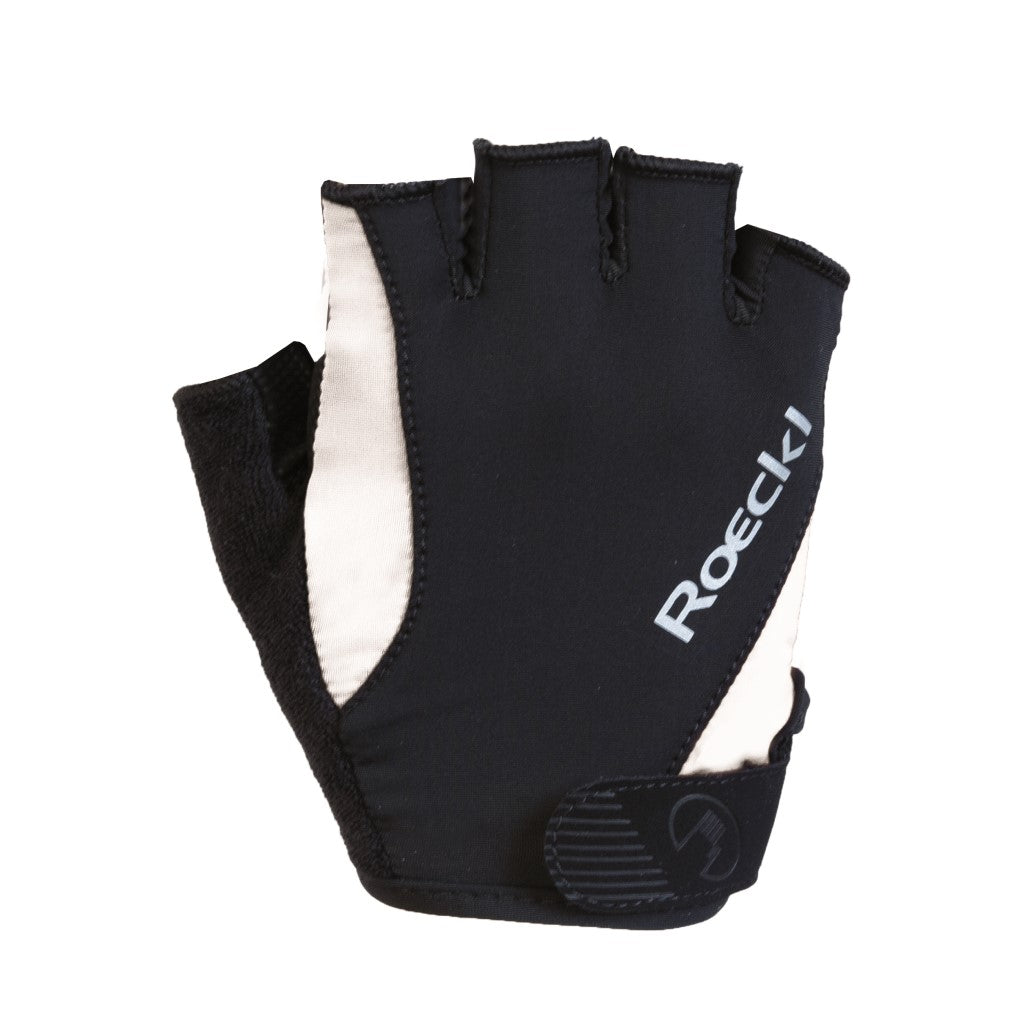 GUANTES ROECKL BASEL  NEGRO/BLANCO