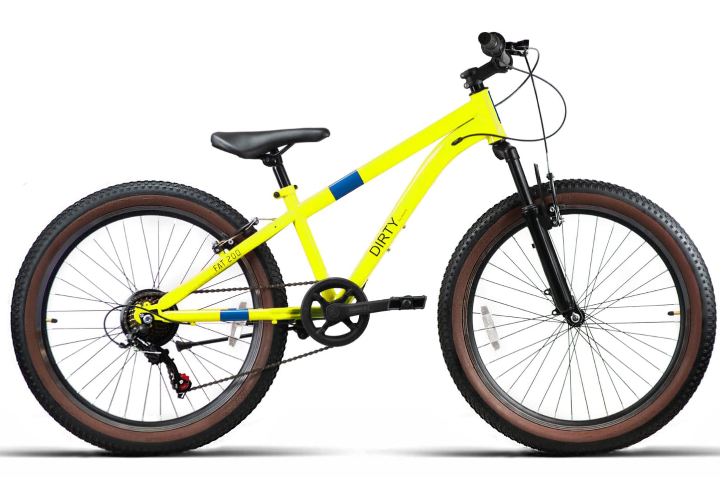 JL WENTI 24 FAT · Cuadro Acero · Horquilla Suspensión 25.4 · Llantas Aluminio doble pared negro/plata · Buje Acero negro con tuercas · Cambio trasero Shimano TZ 7v.