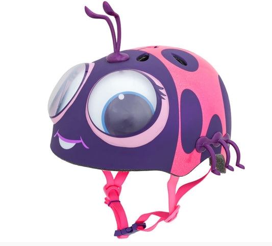 Certificación CPSC y ASTM: cumple con las normas CPSC y ASTM para cascos de bicicleta.
El diseño de casco moldeado en 3D sacude el mundo de cada niño.
La carcasa interior de EPS que absorbe los golpes protege la cabeza.
Las rejillas de ventilación aerodinámicas mantienen su balde fresco.
Las correas de nailon se ajustan para un ajuste perfecto
