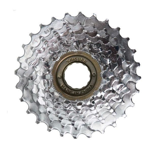Cassette de 8 velocidades para instalar en bujes que cuentan con sistema de rosca. Disponemos de varios desarrollos