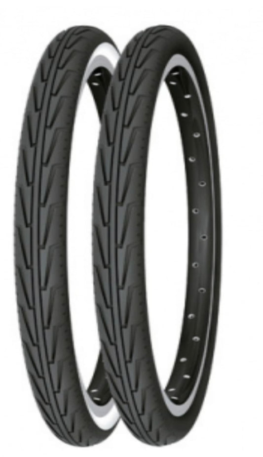 Aro rigido
Etrto 37-440
Peso 500gr
Tpi 22
Recomendada camara michelin F3
Color negro-blanco
Uso urbano
