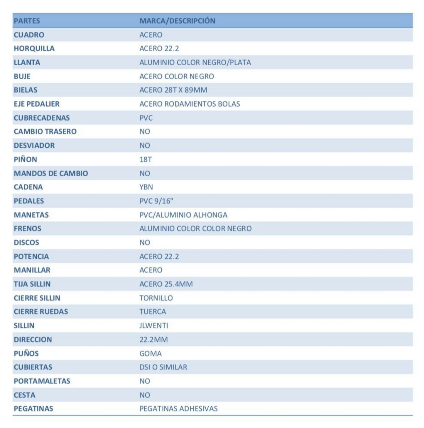 BICICLETA INFANTIL WENTI  14" ROJA