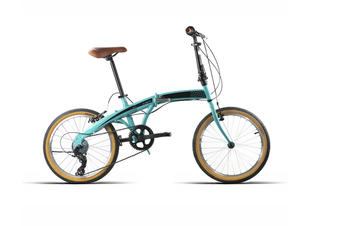 BICICLETA PLEGABLE  WENTI BLANCA