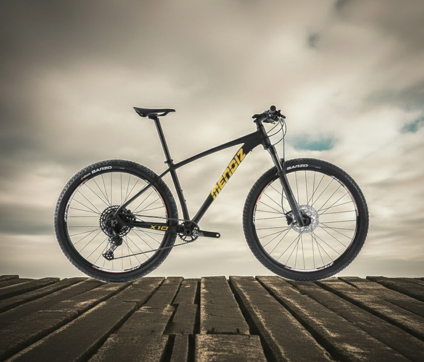 BICICLETA MONTAÑA  MENDIZ X10 NEGRA