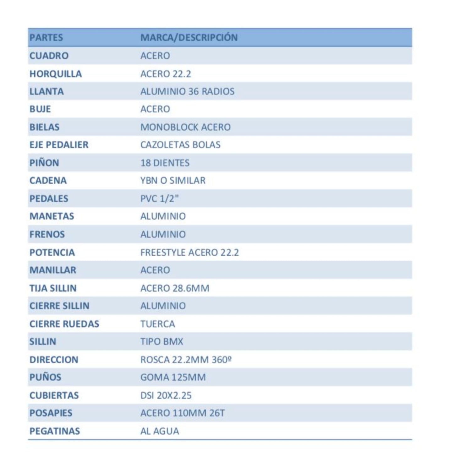 BICICLETA BMX DIRTY ROJO