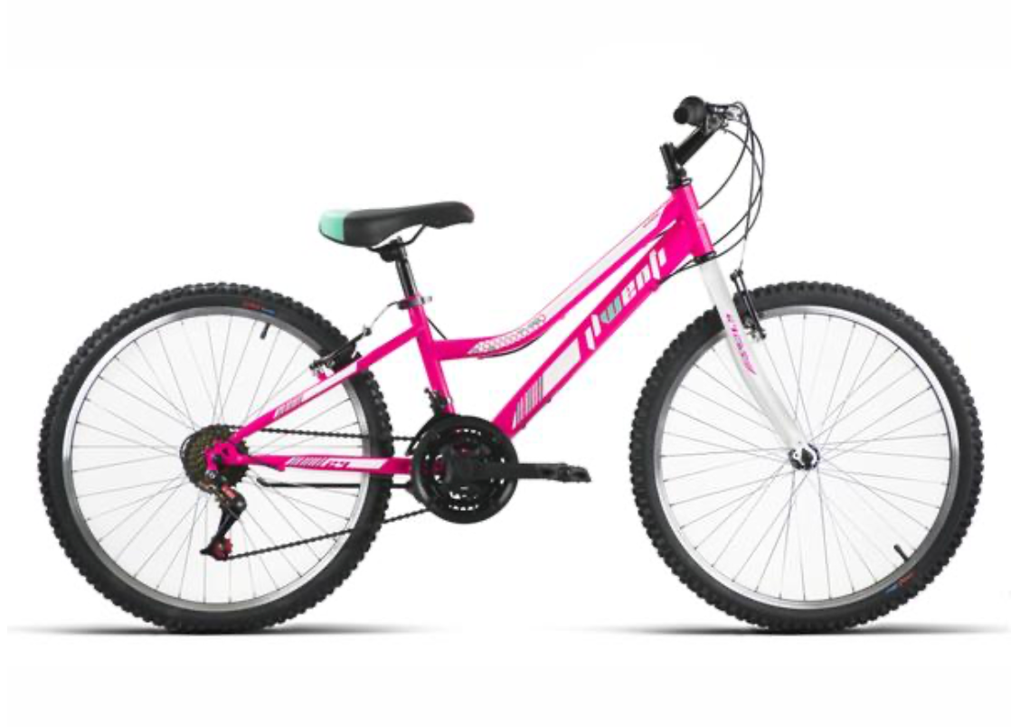 bicicleta rosa 24 pulgadas 