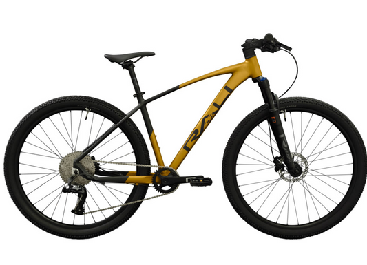 BICICLETA  MONTAÑA RALI APRO 2.0  ORO/NEGRO