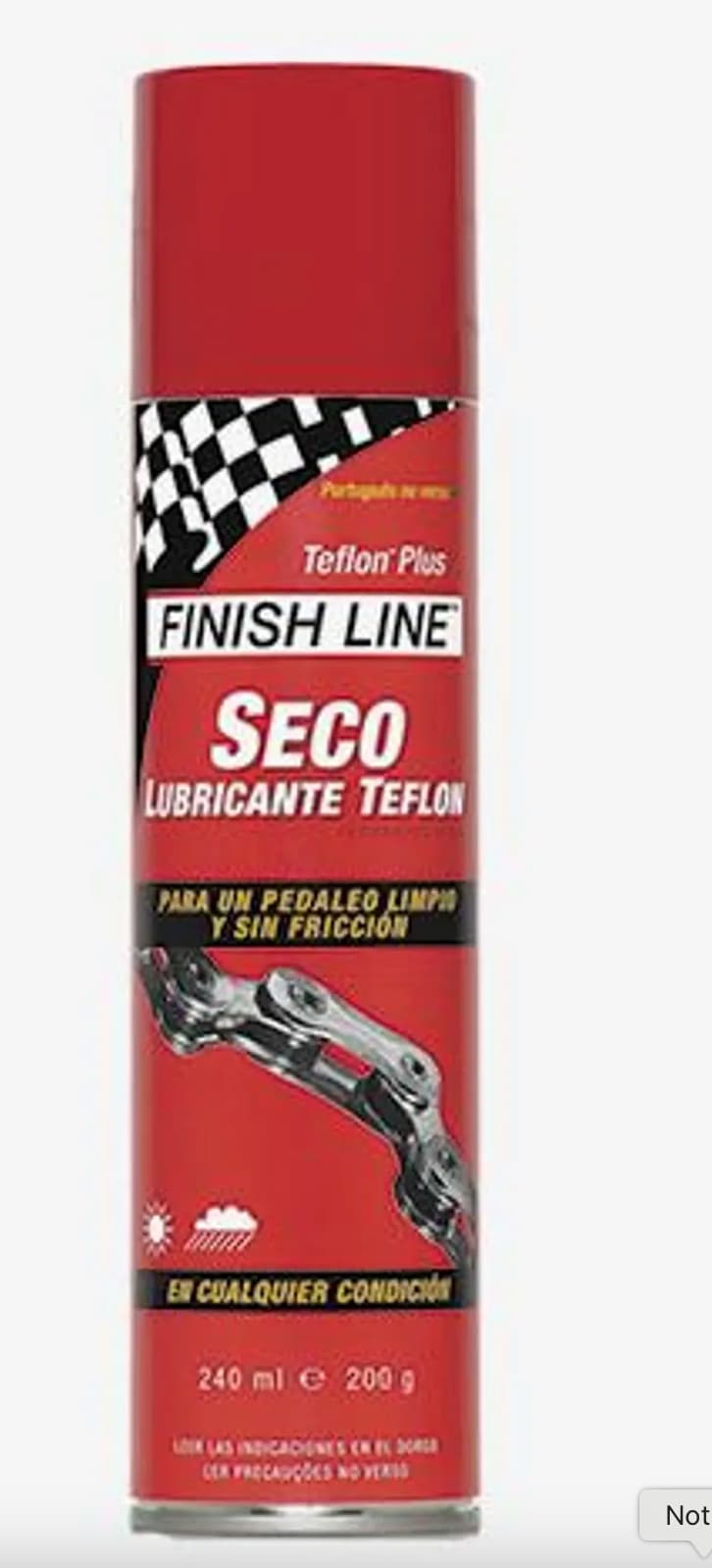 LUBRICANTE TEFLON FINISH LINE SECO