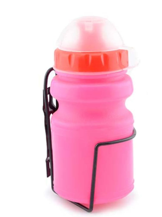 BIDON Y PORTABIDON ROSA  300CC