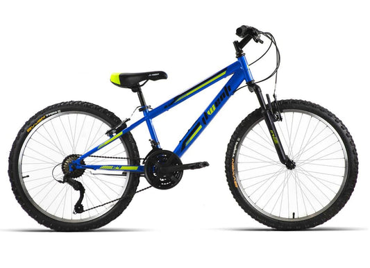 Bicicleta Wenti 24" acero c /suspension
