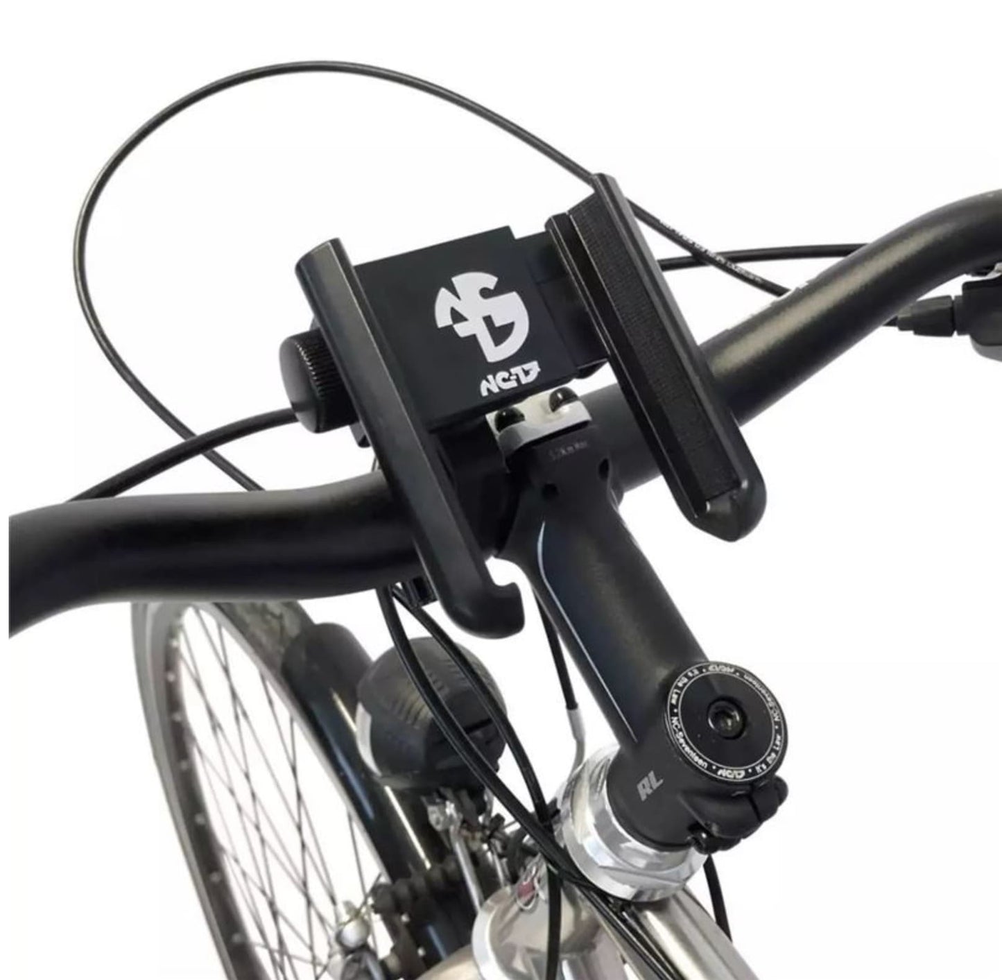 Soporte Universal Móvil NC-17 One-Click para Bicicleta | Giro 360° y Montaje Rápido