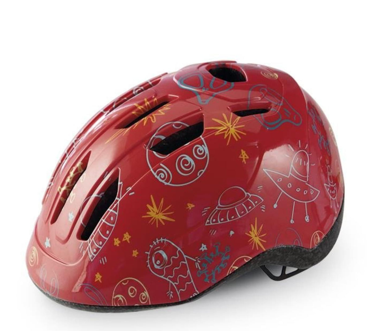 CASCO INFANTIL ALIEN ROJO