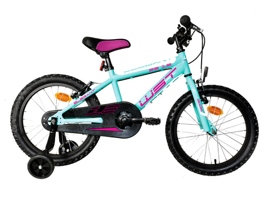 BICICLETA WST 18" TURQUESA