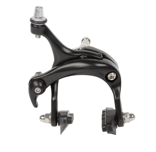 Mejora el rendimiento de tu bicicleta con este juego de frenos de pinza en aluminio negro, diseñado especialmente para bicicletas de carretera, fixie y single speed. Con un rango de alcance ajustable de 43 a 60 mm, estos frenos se adaptan perfectamente a una amplia variedad de cuadros y ruedas.
🚴 Características principales:
Fabricados en aluminio ligero y resistente, ideales para uso urbano o deportivo.
Diseño moderno en color negro mate, perfecto para darle un toque elegante y minimalista a tu bici.
Rang
