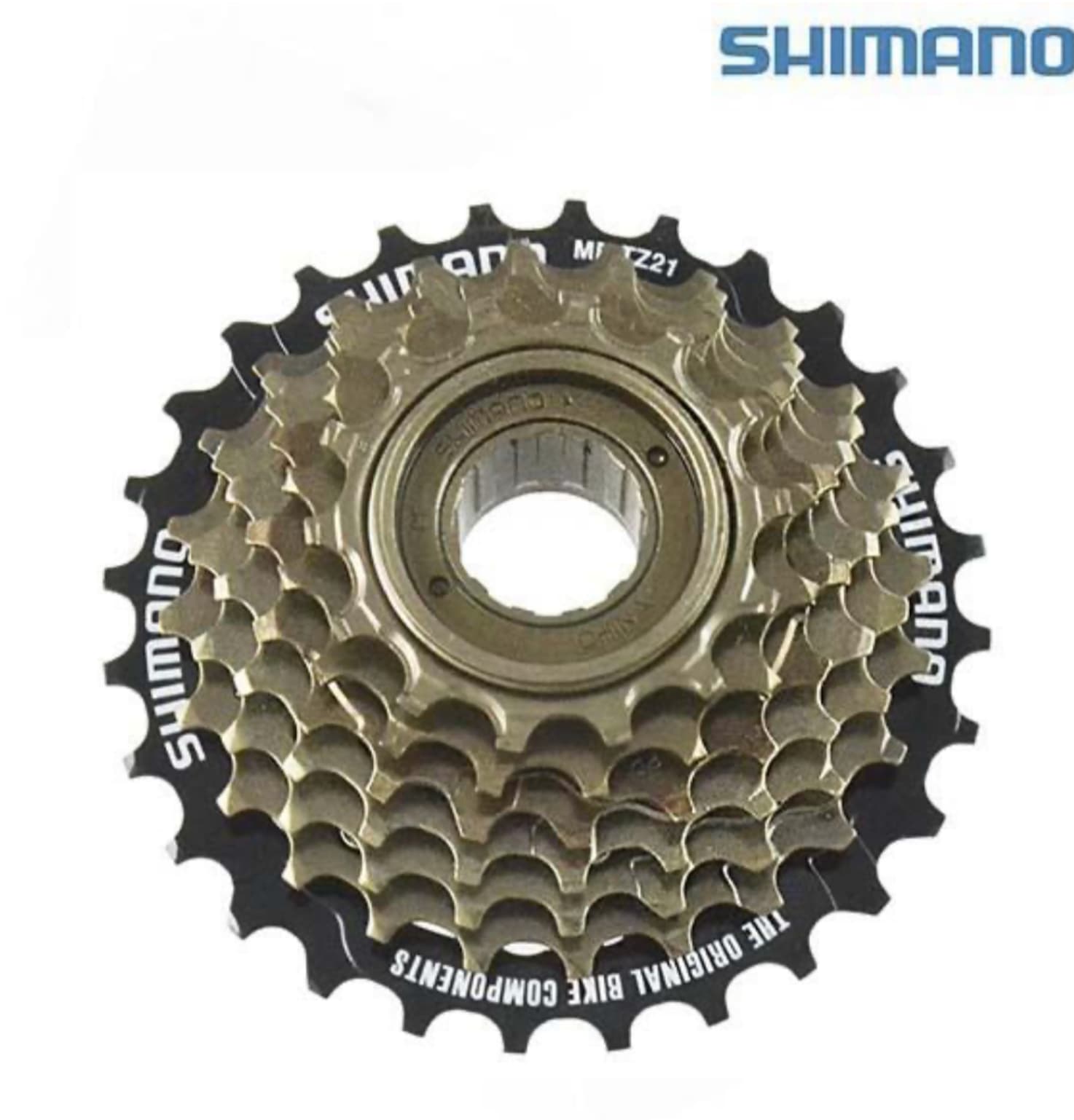 Sistema SHIMANO MTB de 7 velocidades con sistema de piñón roscado. Desarrollo: 14-16-18-20-22-24-28. Cadena compatible: HG/UG