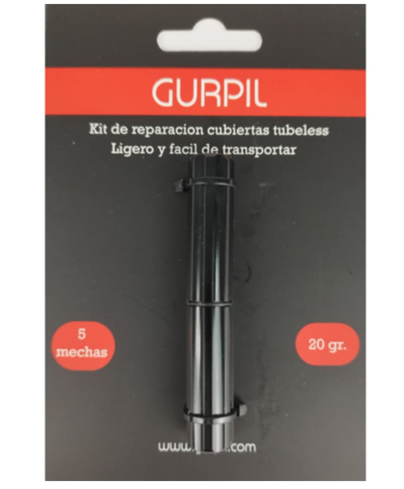 Kit de reparación de cubiertas tubeless  para bicicletas 