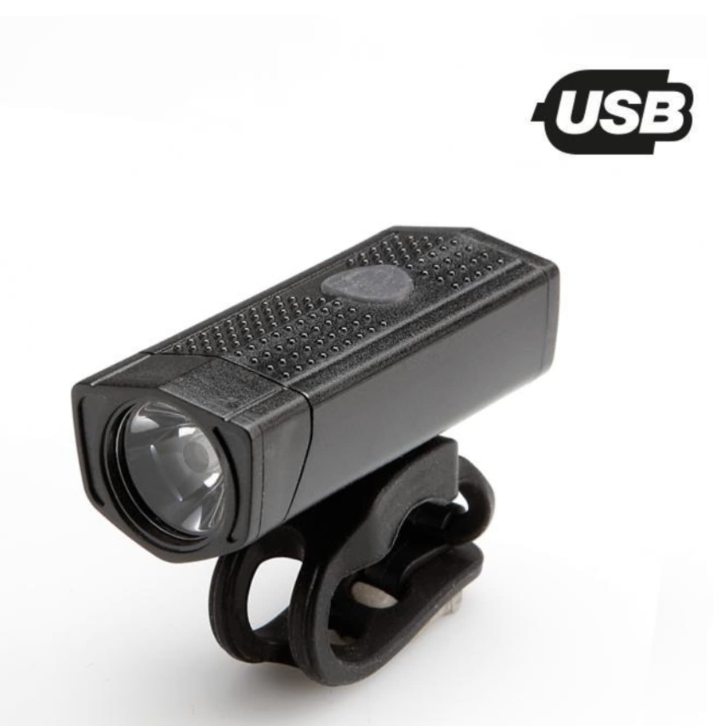 Equiparse con luz es fundamental si quieres ir seguro en bicicleta, 350 lumen, con batería USB.