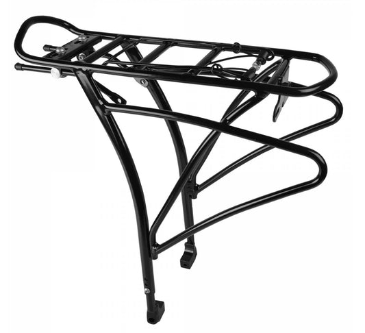 Portabultos de aluminio Xendisk.
Para bicicletas de 24 a 28.
Aptos para freno de disco.
Soportes laterales incluidos.
Disponible en Negro.