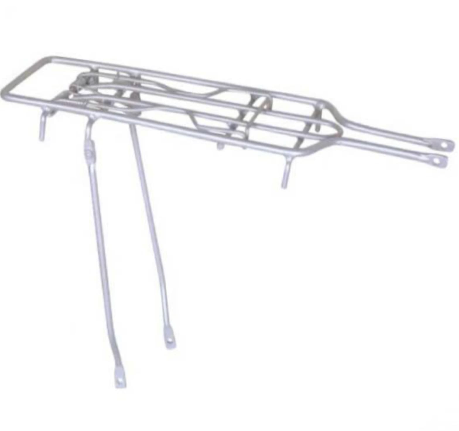portabultos trasero de acero para bicicletas de 26", perfecto para acoplar tus alforjas cuando vayas de ruta