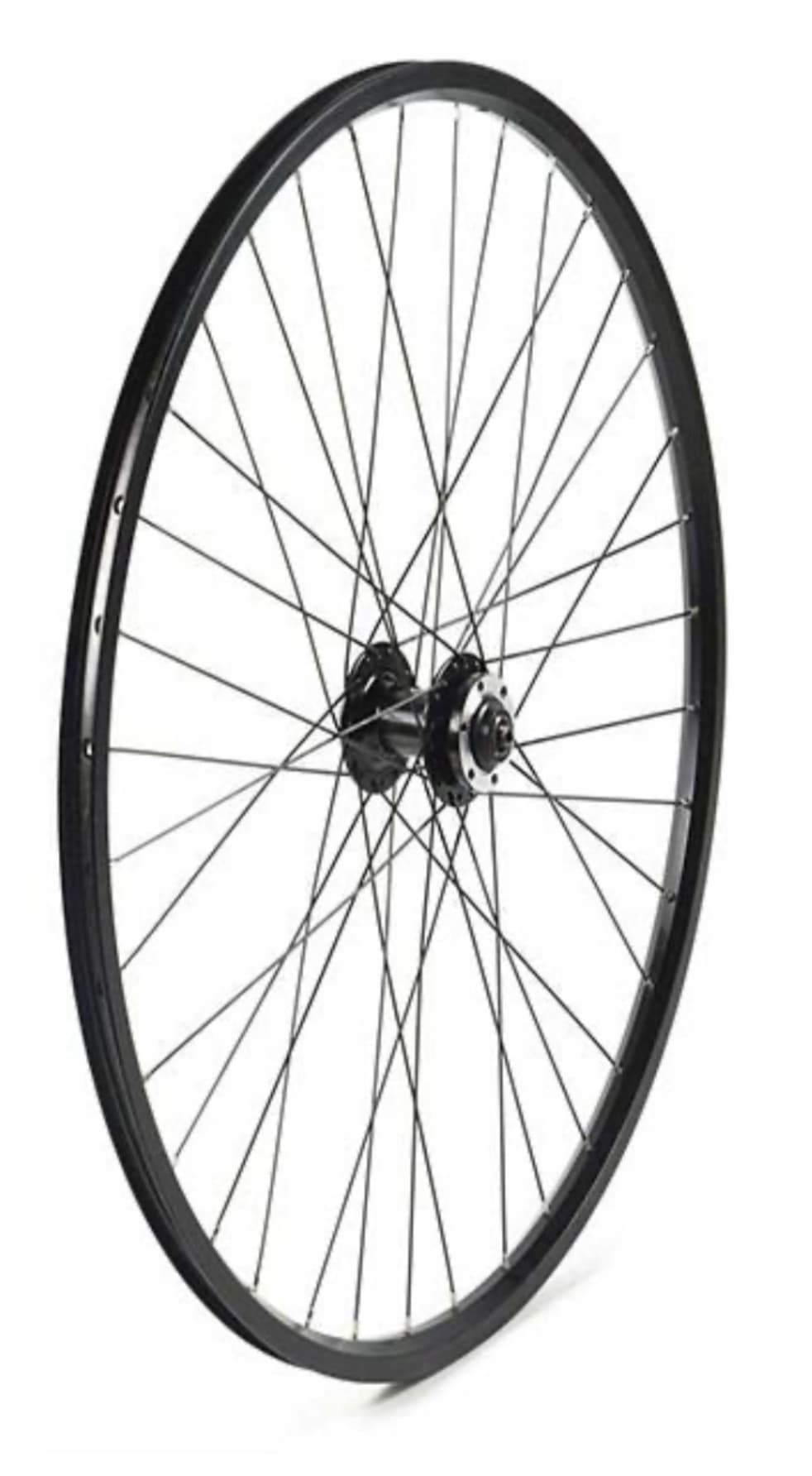 RUEDA DELANTERA 27,5 CON PERFIL 25MM NEGRA,36H C/CIERRE F/DISCO