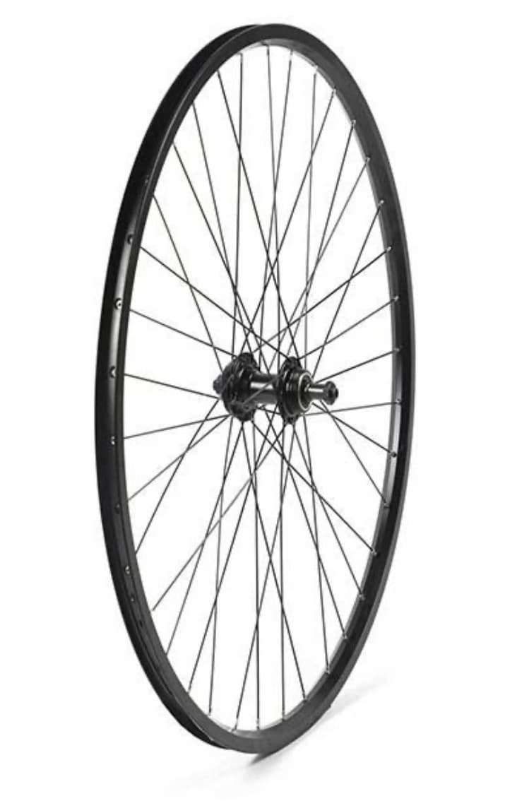 RUEDA TRASERA 29" CON PERFIL 25MM NEGRA, PIÑON ROSCA, 36H C/CIERRE F/DISCO