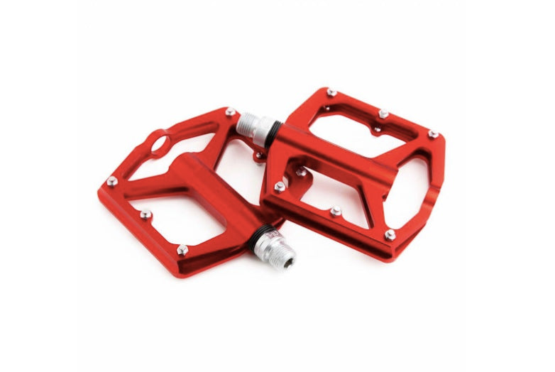 PEDALES ALUMINIO CNC ROJOS
