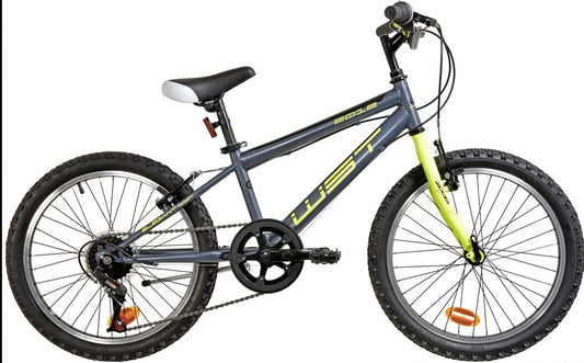 BICICLETA WST 6VEL. GRIS/FLUOR